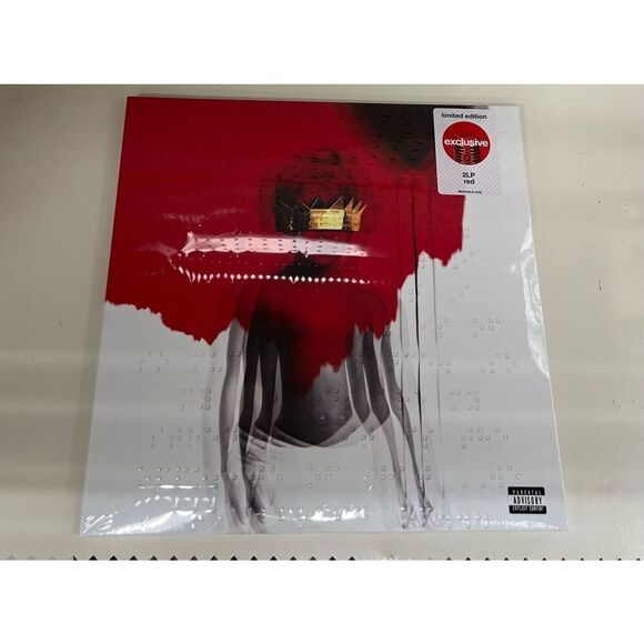 RIHANNA ANTI 2LP Red Opaque Color Vinyl Target Limited Edition 2LP - Picture 3 of 3